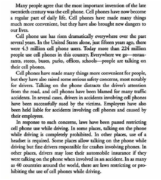 Essay about mobile phones
